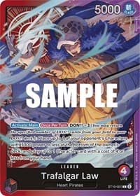 Trafalgar Law (001) - ST-10: Ultra Deck The Three Captains - One Piece Card Game card