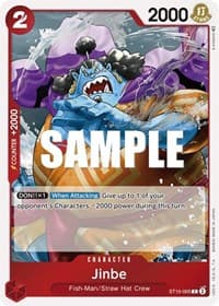 Jinbe - ST-10: Ultra Deck The Three Captains - One Piece Card Game card
