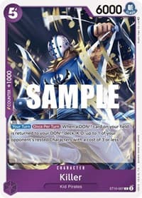 Killer - ST-10: Ultra Deck The Three Captains - One Piece Card Game card
