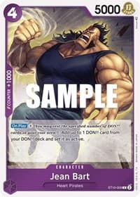 Jean Bart - ST-10: Ultra Deck The Three Captains - One Piece Card Game card