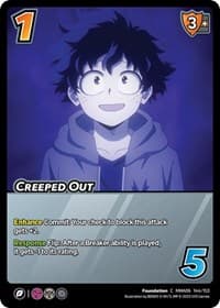 Creeped Out - UniVersus: My Hero Academia: Jet Burn - UniVersus card