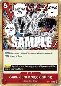 Gum-Gum Kong Gatling - ST-10: Ultra Deck The Three Captains - One Piece Card Game card