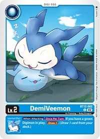 DemiVeemon (NYCC 2023 Demo Deck) - Digimon Demo Deck Exclusive Cards - Digimon Card Game card