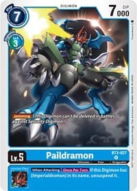 Paildramon (BT3-027) (NYCC 2023 Demo Deck) - Digimon Demo Deck Exclusive Cards - Digimon Card Game card