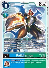 Paildramon (NYCC 2023 Demo Deck) - Digimon Demo Deck Exclusive Cards - Digimon Card Game card
