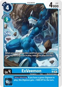 ExVeemon (ST9-04) (NYCC 2023 Demo Deck) - Digimon Demo Deck Exclusive Cards - Digimon Card Game card