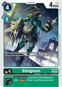 Stingmon (ST9-09) (NYCC 2023 Demo Deck) - Digimon Demo Deck Exclusive Cards - Digimon Card Game card