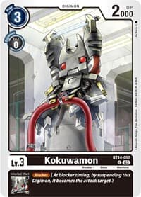 Kokuwamon - Blast Ace - Digimon Card Game card