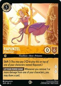 Rapunzel - Gifted Artist - Disney Lorcana Promo Cards - Disney Lorcana card