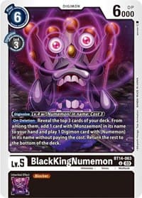BlackKingNumemon - Blast Ace - Digimon Card Game card