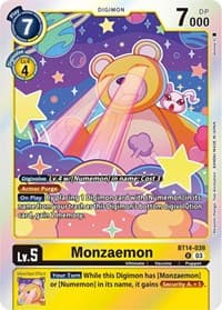 Monzaemon - Blast Ace - Digimon Card Game card