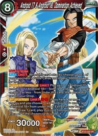 Android 17 & Android 18, Domination Achieved - Perfect Combination - Dragon Ball Super: Masters card