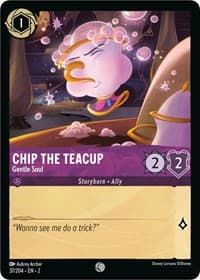 Chip the Teacup - Gentle Soul - Rise of the Floodborn - Disney Lorcana card