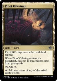 Pit of Offerings - The Lost Caverns of Ixalan - Magic: The Gathering card