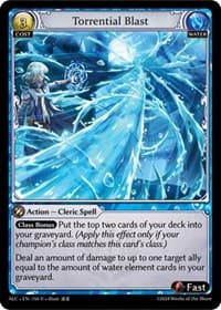 Torrential Blast - Alchemical Revolution - Grand Archive TCG card