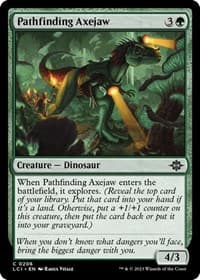Pathfinding Axejaw - The Lost Caverns of Ixalan - Magic: The Gathering card