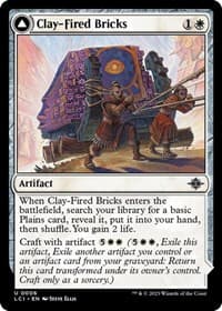 Clay-Fired Bricks - The Lost Caverns of Ixalan - Magic: The Gathering card