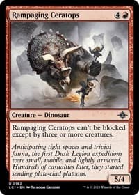 Rampaging Ceratops - The Lost Caverns of Ixalan - Magic: The Gathering card