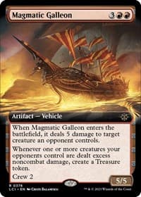 Magmatic Galleon (Extended Art) - The Lost Caverns of Ixalan - Magic: The Gathering card