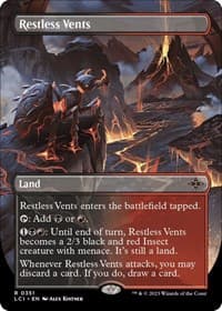 Restless Vents (Borderless) - The Lost Caverns of Ixalan - Magic: The Gathering card