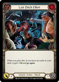 Last Ditch Effort - JDG017 - Flesh and Blood: Promo Cards - Flesh and Blood TCG card