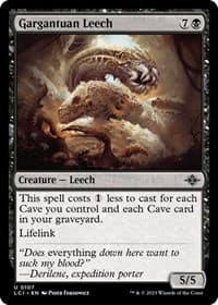 Gargantuan Leech - The Lost Caverns of Ixalan - Magic: The Gathering card