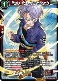 Trunks, Powerful Sentiments - Perfect Combination - Dragon Ball Super: Masters card