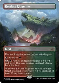 Restless Ridgeline (Borderless) - The Lost Caverns of Ixalan - Magic: The Gathering card