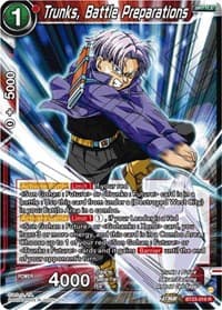 Trunks, Battle Preparations - Perfect Combination - Dragon Ball Super: Masters card