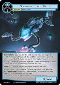 Solarisire Gears: Water - Judgment of the Rogue Planet - Force of Will card