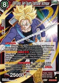 SS Trunks, Self-Taught Traditional Technique - Perfect Combination - Dragon Ball Super: Masters card