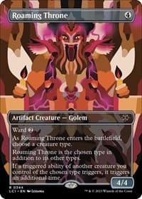 Roaming Throne (Borderless) - The Lost Caverns of Ixalan - Magic: The Gathering card