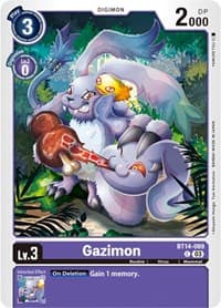 Gazimon - Blast Ace - Digimon Card Game card