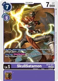 SkullSatamon - Blast Ace - Digimon Card Game card