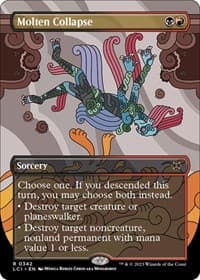 Molten Collapse (Borderless) - The Lost Caverns of Ixalan - Magic: The Gathering card