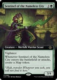 Sentinel of the Nameless City (Extended Art) - The Lost Caverns of Ixalan - Magic: The Gathering card