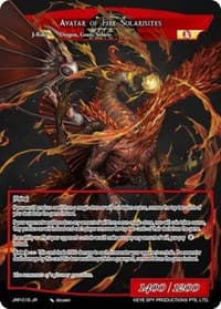 Solaristation of Fire // Avatar of Fire Solarisites - Judgment of the Rogue Planet - Force of Will card