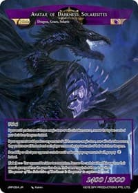 Solaristation of Darkness // Avatar of Darkness Solarisites - Judgment of the Rogue Planet - Force of Will card