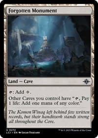 Forgotten Monument - The Lost Caverns of Ixalan - Magic: The Gathering card