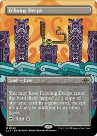 Echoing Deeps (Borderless) - The Lost Caverns of Ixalan - Magic: The Gathering card