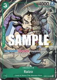 Raizo (CS 2023 Event Pack) - One Piece Promotion Cards - One Piece Card Game card