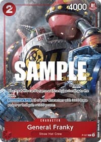General Franky (CS 2023 Event Pack) - One Piece Promotion Cards - One Piece Card Game card