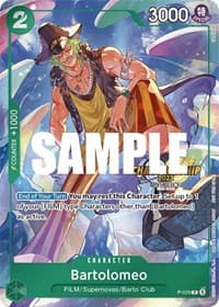 Bartolomeo (CS 2023 Event Pack) - One Piece Promotion Cards - One Piece Card Game card