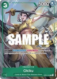 Okiku (CS 2023 Celebration Pack) - One Piece Promotion Cards - One Piece Card Game card