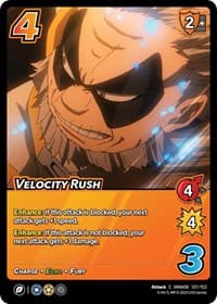 Velocity Rush - UniVersus: My Hero Academia: Jet Burn - UniVersus card