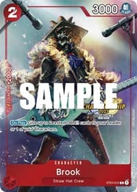 Brook (CS 2023 Celebration Pack) - One Piece Promotion Cards - One Piece Card Game card