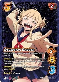 Deception Dagger - UniVersus: My Hero Academia: Jet Burn - UniVersus card