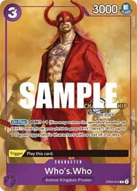 Who's.Who (CS 2023 Celebration Pack) - One Piece Promotion Cards - One Piece Card Game card