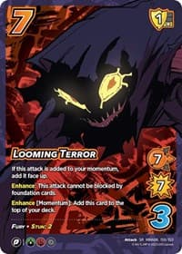 Looming Terror - UniVersus: My Hero Academia: Jet Burn - UniVersus card