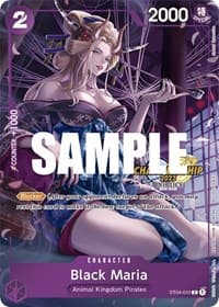 Black Maria (CS 2023 Celebration Pack) - One Piece Promotion Cards - One Piece Card Game card